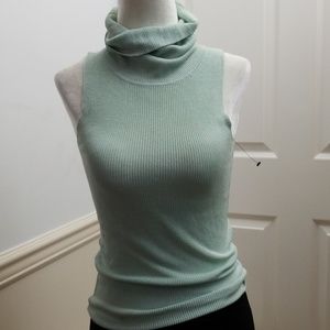 NWOT 100% Silk Ellen Tracy Turtleneck Shell